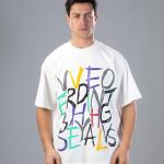 Oversized Printed Round T-shirt