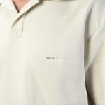Revere Collar Cotton T-Shirt – Boxy Fit