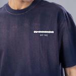 Oversized Printed & Washed T-Shirt