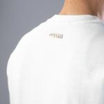 Striped Washed Fabric Round T-Shirt | Oversize Fit